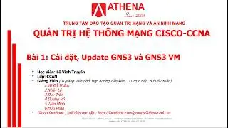 CCNA_Bài 1_Cài đặt Update GNS3 và GNS3 VM