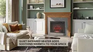 Modern Ember Uptown 28-In Smart Electric Fireplace Insert