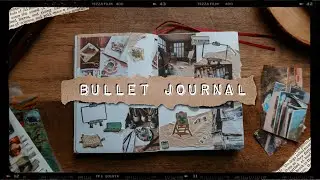 Plan with Me || July Bullet Journal Set-up, Vintage Painting Theme