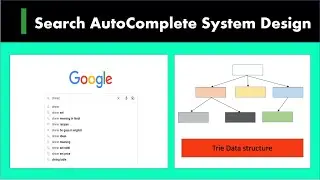 25) System Design Google Autocomplete | Typeahead Suggestion | TRIE Data Structure