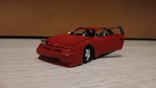 ✅Сделал из пластилина Nissan 180SX и разбил его...