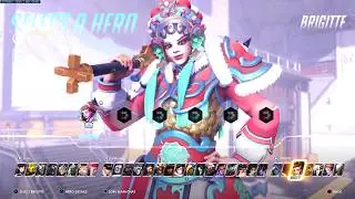 NEW OPERA BRIGITTE SKIN GOLDEN GUN SHOW CASE (Year of the Rat event overwatch ps4)