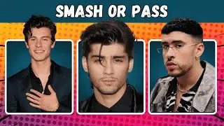 Smash or Pass Challenge With Famous Male Singers! 😻🎤