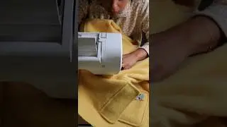 Sewing a blanket coat ASMR 