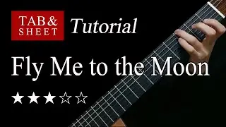 Fly Me to the Moon - Fingerstyle Lesson + TAB