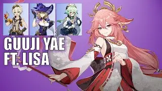 Yae Miko Birtday Showcase | Ft. Lisa Abyss Floor 12 | Genshin Impact v2.7