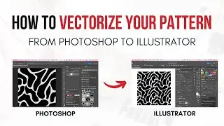 How to Vectorize Photoshop Pattern in Illustrator