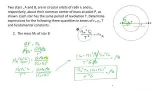 Gravitational Dynamics: Bodies with Shared Rotation Period | Symbolic Physics (AP FR1995, College I)