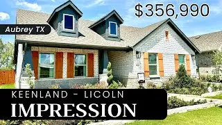 New Construction Model Home Tour! Impression Homes - Keenland - Aubrey, TX