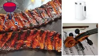 BBQ Свиных ребрышек на гриле в вишнево-гранатовой глазури. Xiaomi MI Viomi Kettle. Концерт