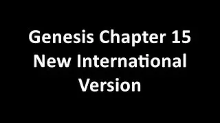 Genesis Chapter 15 NIV