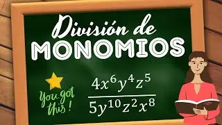 División de monomios - Ejemplos resueltos - Álgebra