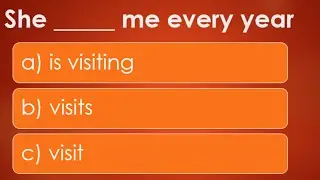 Present Simple & Present Continuous | English Grammar Test