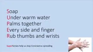 Hand-washing video by rare disease patients at Barts Health