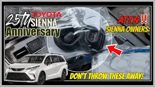 What to do with Anti Rust Plugs on a 2023 Toyota Sienna