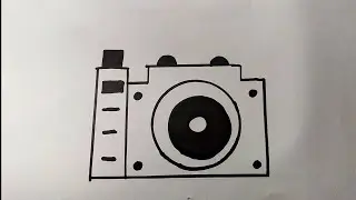how to draw camera / easy drawing