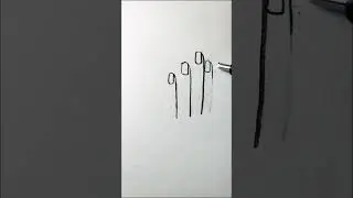 easy way to draw hand 