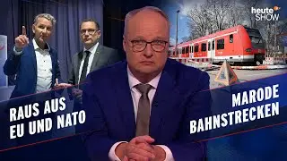 Die AfD im Umfragehoch | Die Bahn kriegt Milliardenhilfen | heute-show vom 15.09.2023