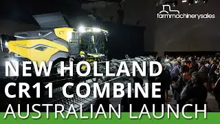 Largest combine in the world debuts | New Holland CR11 combine launch