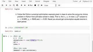 Tutorial 3 Functions and SciPy Optimisation v1