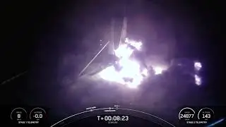 LANDING FAIL - SpaceX Falcon 9 B1062