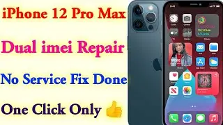iPhone 12 Pro Max imei Repair No Service Fix Done | IPhone 12 Pro Max imei Repair With Miracle Crack