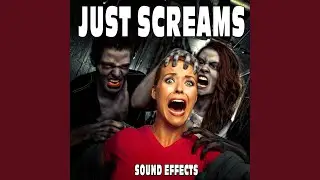 Frightened Woman Screams in Terror