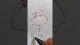 Draw a frog #drawing #outline #art