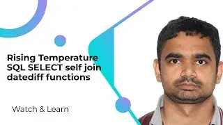 Rising Temperature SQL SELECT self join datediff functions