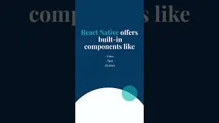 All you need to know about React Native ✅ 