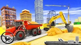 Sand Excavator Simulator 3D - Sand Truck Simulator - Android Gameplay