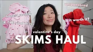 $1,000 SKIMS try-on haul *unsponsored* | valentine's day edition