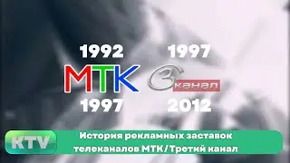 История рекламных заставок телеканалов МТК/Третий канал (1992-2012)