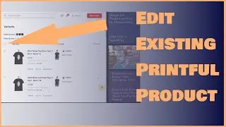 Printful Change Design To Product in Print On Demand Shop