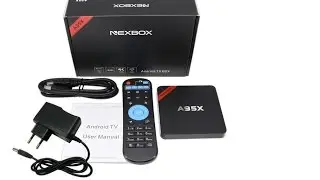 NEXBOX A95X Android 6.0 на старом телевизоре.