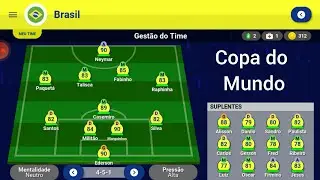 simulando a copa do mundo com o Brasil! (World soccer champs)