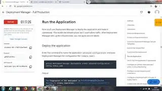 Deployment Manager : Full Production