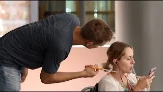 Cutting Peoples Earphones, Then Giving Them Airpods