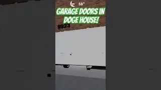 Garage Doors in Doge House! #roblox #garage doors