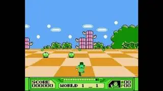 3D World Runner (NES, 1987) - Ball