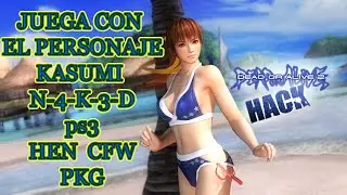 Juega con el personaje Kasumi en pelotas en tu [P-S-3]