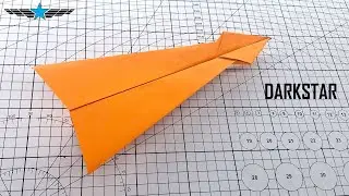 DARKSTAR Paper Airplane - Best Design for Amazing Flight!