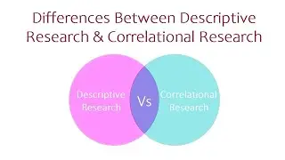 Differences Between Descriptive Research and Correlational Research | 