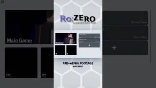 Ro:ZERO Teaser ☝️ - Main Menu | Re:ZERO Roblox Game 