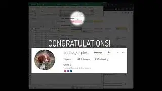 How to randomly select an Instagram (or facebook, twitter, etc) contest winnner in excel.