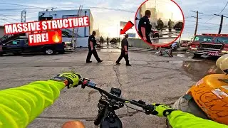 I RODE RIGHT INTO A MASSIVE EMERGENCY AND SAW THIS..