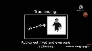 Roblox ends |Bacon studios