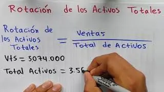 Ejercicio de Rotación de los Activos Totales con interpretacion