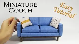 DIY Miniature Couch (No Sew)