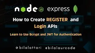 How to Create Register and Login APIs | Authentication with Bcrypt and JWT 🔒